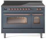 ILVE - 48" Nostalgie II Series Freestanding Electric Induction Range - Double Oven ILVE - 48" Nostalgie II Series Freestanding Electric Induction Range - Double Oven