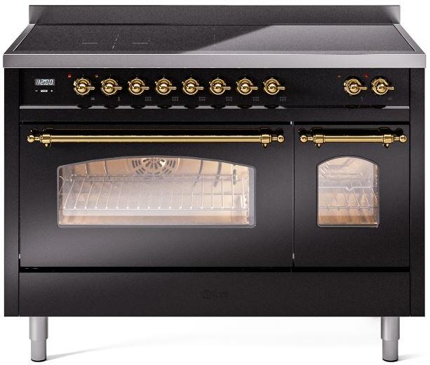ILVE - 48" Nostalgie II Series Freestanding Electric Induction Range - Double Oven ILVE - 48" Nostalgie II Series Freestanding Electric Induction Range - Double Oven
