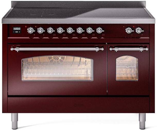ILVE - 48" Nostalgie II Series Freestanding Electric Induction Range - Double Oven ILVE - 48" Nostalgie II Series Freestanding Electric Induction Range - Double Oven