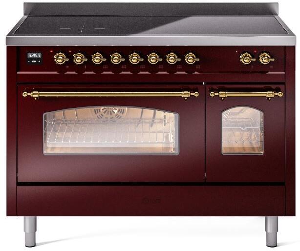 ILVE - 48" Nostalgie II Series Freestanding Electric Induction Range - Double Oven ILVE - 48" Nostalgie II Series Freestanding Electric Induction Range - Double Oven