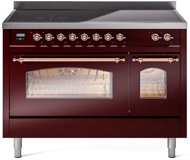 ILVE - 48" Nostalgie II Series Freestanding Electric Induction Range - Double Oven ILVE - 48" Nostalgie II Series Freestanding Electric Induction Range - Double Oven