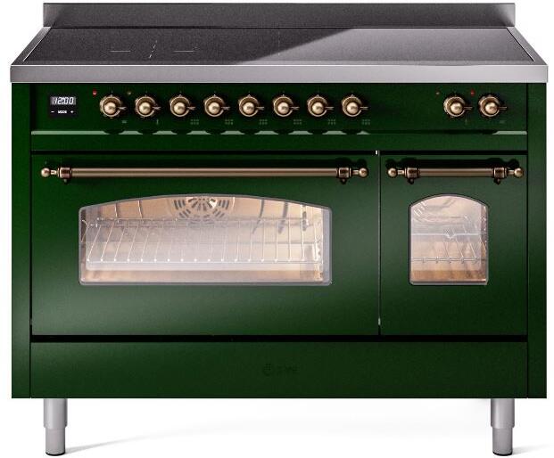 ILVE - 48" Nostalgie II Series Freestanding Electric Induction Range - Double Oven ILVE - 48" Nostalgie II Series Freestanding Electric Induction Range - Double Oven