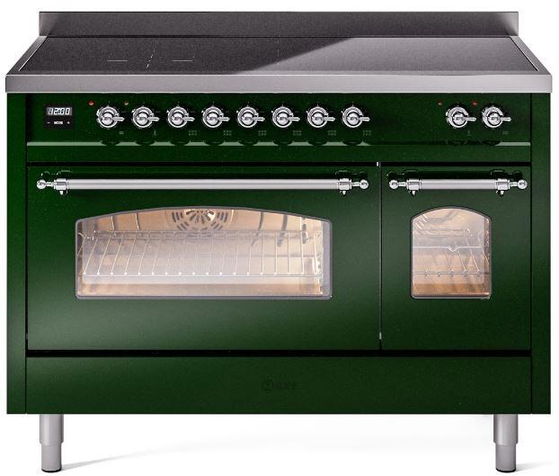 ILVE - 48" Nostalgie II Series Freestanding Electric Induction Range - Double Oven ILVE - 48" Nostalgie II Series Freestanding Electric Induction Range - Double Oven