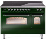 ILVE - 48" Nostalgie II Series Freestanding Electric Induction Range - Double Oven ILVE - 48" Nostalgie II Series Freestanding Electric Induction Range - Double Oven