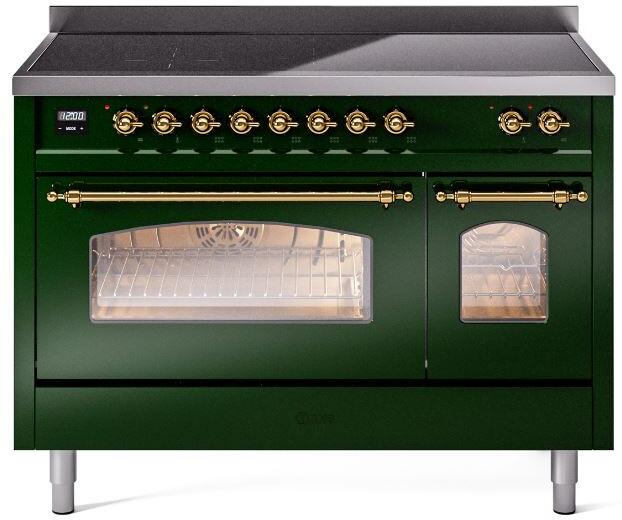 ILVE - 48" Nostalgie II Series Freestanding Electric Induction Range - Double Oven ILVE - 48" Nostalgie II Series Freestanding Electric Induction Range - Double Oven