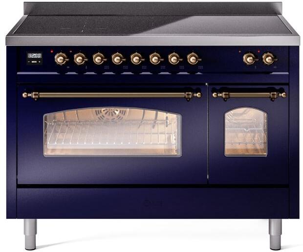 ILVE - 48" Nostalgie II Series Freestanding Electric Induction Range - Double Oven ILVE - 48" Nostalgie II Series Freestanding Electric Induction Range - Double Oven