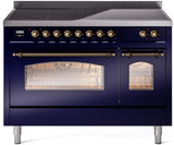 ILVE - 48" Nostalgie II Series Freestanding Electric Induction Range - Double Oven ILVE - 48" Nostalgie II Series Freestanding Electric Induction Range - Double Oven