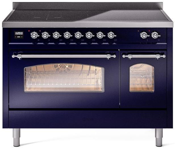ILVE - 48" Nostalgie II Series Freestanding Electric Induction Range - Double Oven ILVE - 48" Nostalgie II Series Freestanding Electric Induction Range - Double Oven