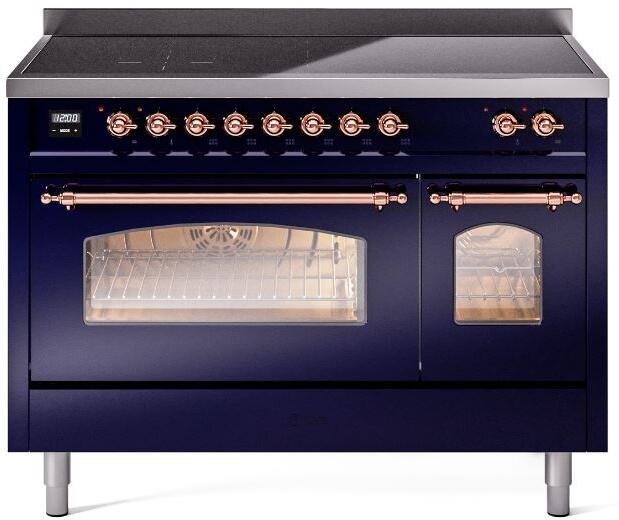 ILVE - 48" Nostalgie II Series Freestanding Electric Induction Range - Double Oven ILVE - 48" Nostalgie II Series Freestanding Electric Induction Range - Double Oven