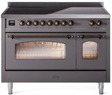 ILVE - 48" Nostalgie II Series Freestanding Electric Induction Range - Double Oven ILVE - 48" Nostalgie II Series Freestanding Electric Induction Range - Double Oven