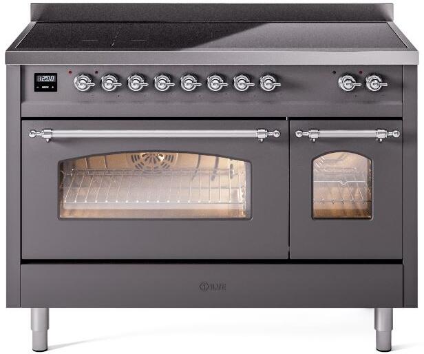 ILVE - 48" Nostalgie II Series Freestanding Electric Induction Range - Double Oven ILVE - 48" Nostalgie II Series Freestanding Electric Induction Range - Double Oven