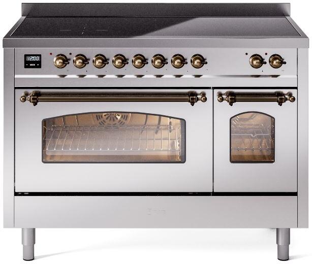 ILVE - 48" Nostalgie II Series Freestanding Electric Induction Range - Double Oven ILVE - 48" Nostalgie II Series Freestanding Electric Induction Range - Double Oven
