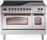 ILVE - 48" Nostalgie II Series Freestanding Electric Induction Range - Double Oven ILVE - 48" Nostalgie II Series Freestanding Electric Induction Range - Double Oven