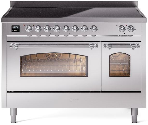 ILVE - 48" Nostalgie II Series Freestanding Electric Induction Range - Double Oven ILVE - 48" Nostalgie II Series Freestanding Electric Induction Range - Double Oven