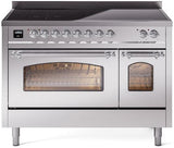 ILVE - 48" Nostalgie II Series Freestanding Electric Induction Range - Double Oven ILVE - 48" Nostalgie II Series Freestanding Electric Induction Range - Double Oven