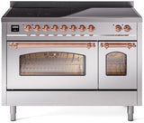 ILVE - 48" Nostalgie II Series Freestanding Electric Induction Range - Double Oven ILVE - 48" Nostalgie II Series Freestanding Electric Induction Range - Double Oven