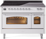ILVE - 48" Nostalgie II Series Freestanding Electric Induction Range - Double Oven ILVE - 48" Nostalgie II Series Freestanding Electric Induction Range - Double Oven