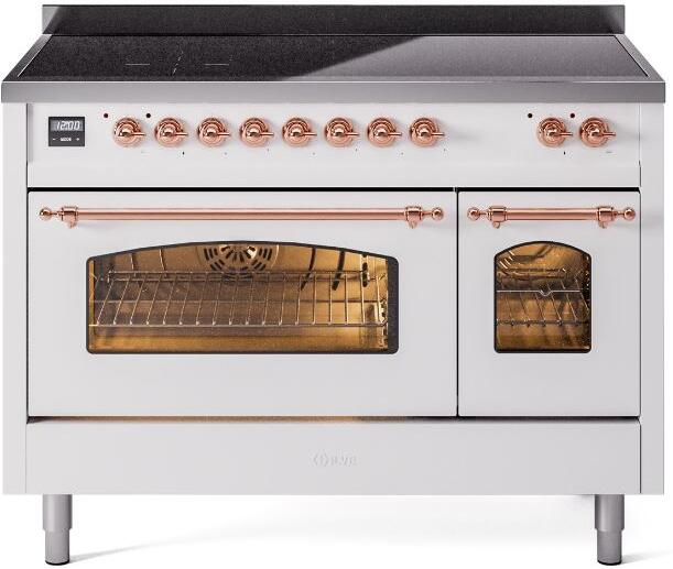 ILVE - 48" Nostalgie II Series Freestanding Electric Induction Range - Double Oven ILVE - 48" Nostalgie II Series Freestanding Electric Induction Range - Double Oven