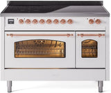 ILVE - 48" Nostalgie II Series Freestanding Electric Induction Range - Double Oven ILVE - 48" Nostalgie II Series Freestanding Electric Induction Range - Double Oven