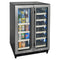 Allavino - Reserva Series 24" Wide Two Door Stainless Steel Wine Refrigerator/Beverage Center - VSBCW34FD-2S