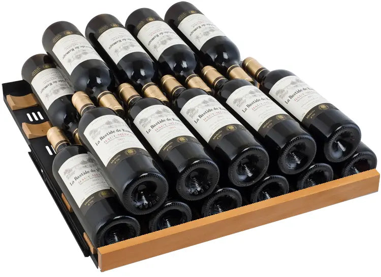 Allavino - Reserva Series 119 Bottle 55" Tall Dual Zone Stainless Steel Wine Refrigerator - AO VSW11955D-2SL Allavino - Reserva Series 119 Bottle 55" Tall Dual Zone Stainless Steel Wine Refrigerator - AO VSW11955D-2SL