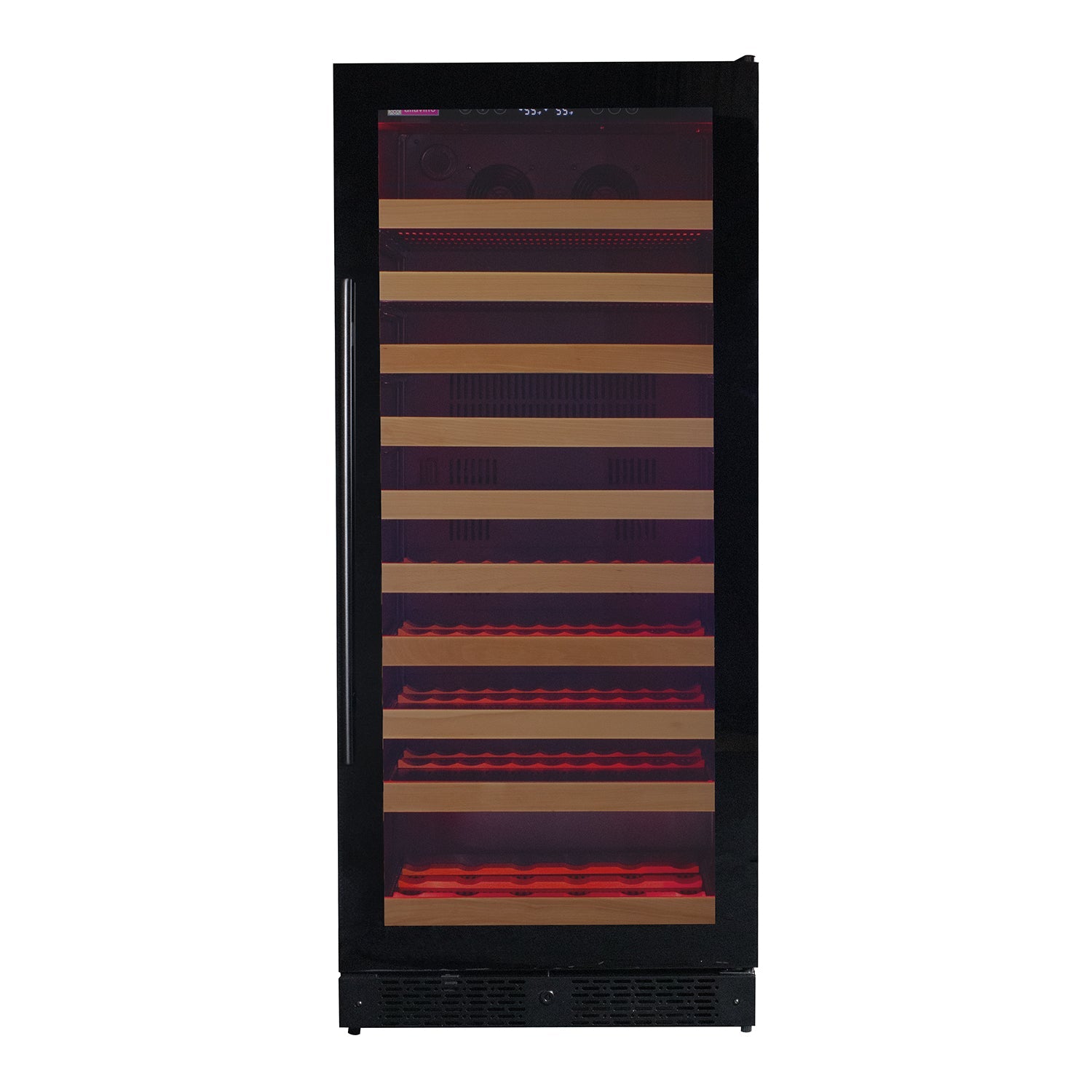Allavino - Reserva Series 119 Bottle 55" Tall Single Zone Black Glass Wine Refrigerator Allavino - Reserva Series 119 Bottle 55" Tall Single Zone Black Glass Wine Refrigerator