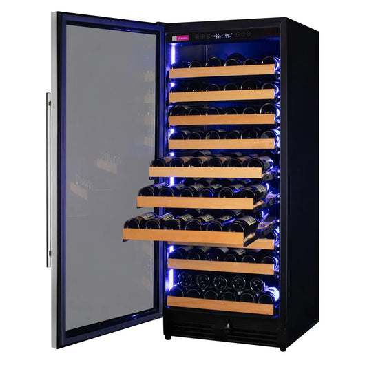 Allavino - Reserva Series 119 Bottle 55" Tall Single Zone Left Hinge Stainless Steel Wine Refrigerator