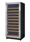 Allavino - Reserva Series 119 Bottle 55" Tall Single Zone Left Hinge Stainless Steel Wine Refrigerator