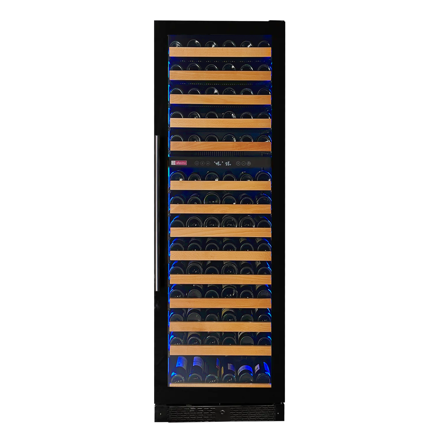 Allavino - Reserva Series 154 Bottle 71" Tall Dual Zone Black Glass Door Wine Refrigerator Allavino - Reserva Series 154 Bottle 71" Tall Dual Zone Black Glass Door Wine Refrigerator