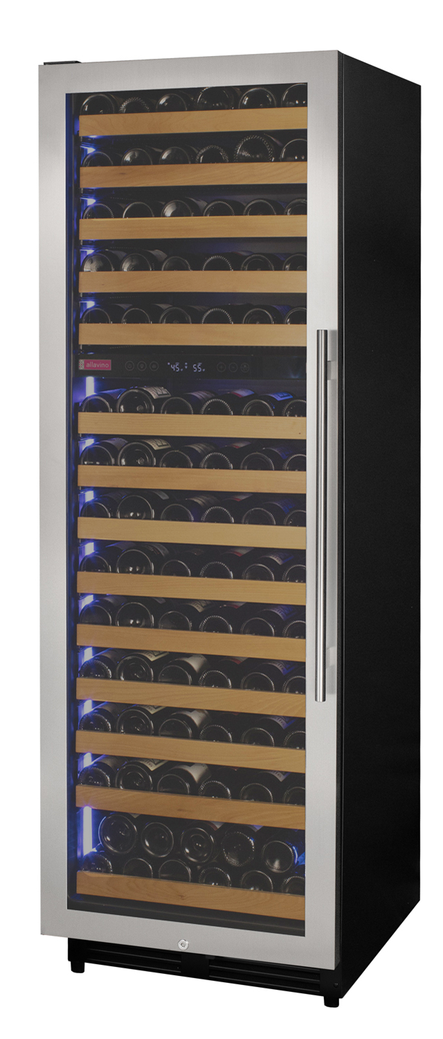 Allavino - Reserva Series 154 Bottle 71" Tall Dual Zone Stainless Steel Wine Refrigerator Allavino - Reserva Series 154 Bottle 71" Tall Dual Zone Stainless Steel Wine Refrigerator