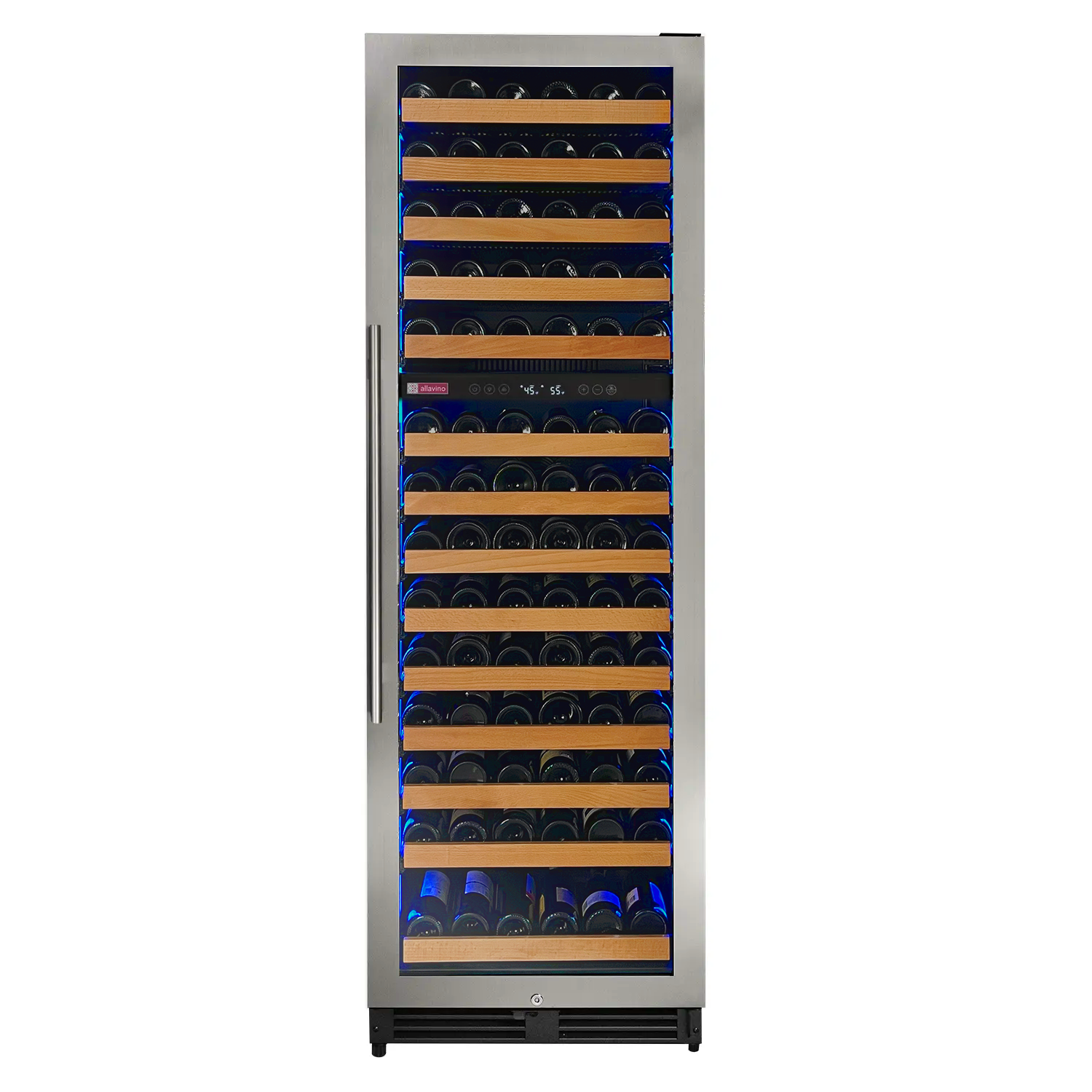 Allavino - Reserva Series 154 Bottle 71" Tall Dual Zone Stainless Steel Wine Refrigerator Allavino - Reserva Series 154 Bottle 71" Tall Dual Zone Stainless Steel Wine Refrigerator