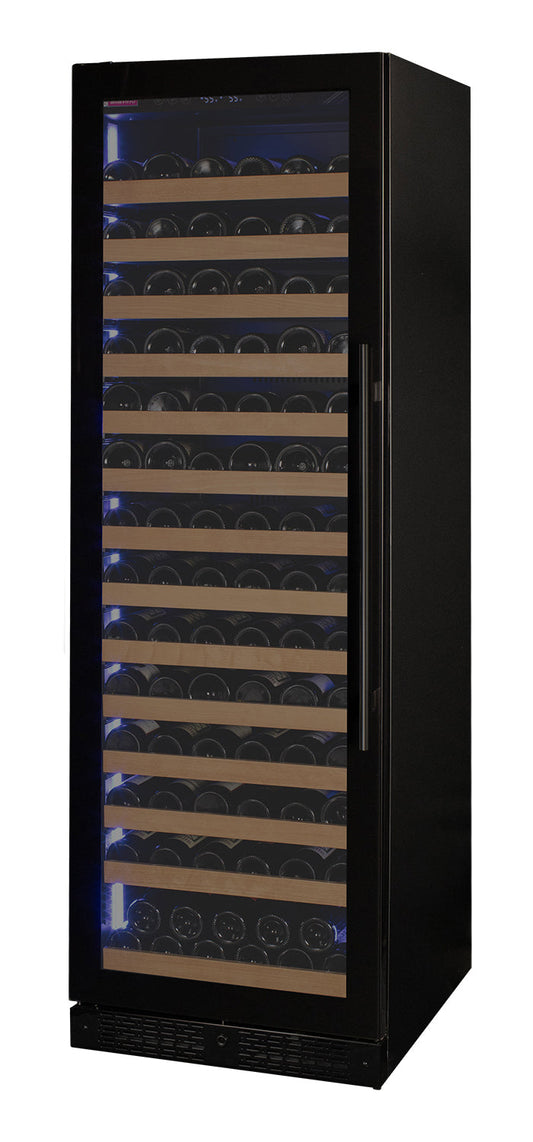 Allavino - Reserva Series 163 Bottle 71" Tall Single Zone Black Glass Door Wine Refrigerator