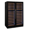Allavino - Reserva Series 308 Bottle 71" Tall Four Zone Black Glass Side-by-Side Wine Refrigerator - BF 2X-VSW15471D-2BG