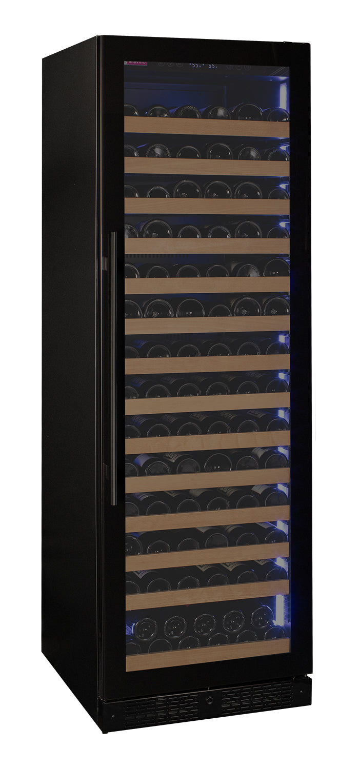 Allavino - Reserva Series 163 Bottle 71" Tall Single Zone Black Glass Door Wine Refrigerator Allavino - Reserva Series 163 Bottle 71" Tall Single Zone Black Glass Door Wine Refrigerator
