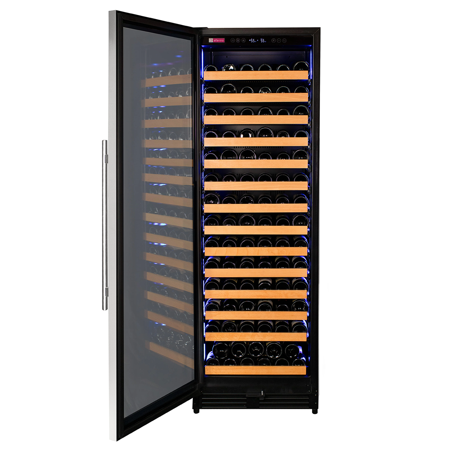 Allavino - Reserva Series 163 Bottle 71" Tall Single Zone Stainless Steel Wine Refrigerator Allavino - Reserva Series 163 Bottle 71" Tall Single Zone Stainless Steel Wine Refrigerator