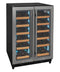 Allavino - Reserva Series 36 Bottle Dual Zone Wine Refrigerator with Stainless Steel French Doors - AO VSW3634FD-2S