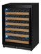 Allavino - Reserva Series - 56 Bottle Single Zone Built-in Luxury Wine Refrigerator with Black Door