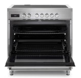 Verona - 36" Ultima Freestanding Induction Range with Convection Oven and Storage Drawer Verona - 36" Ultima Freestanding Induction Range with Convection Oven and Storage Drawer