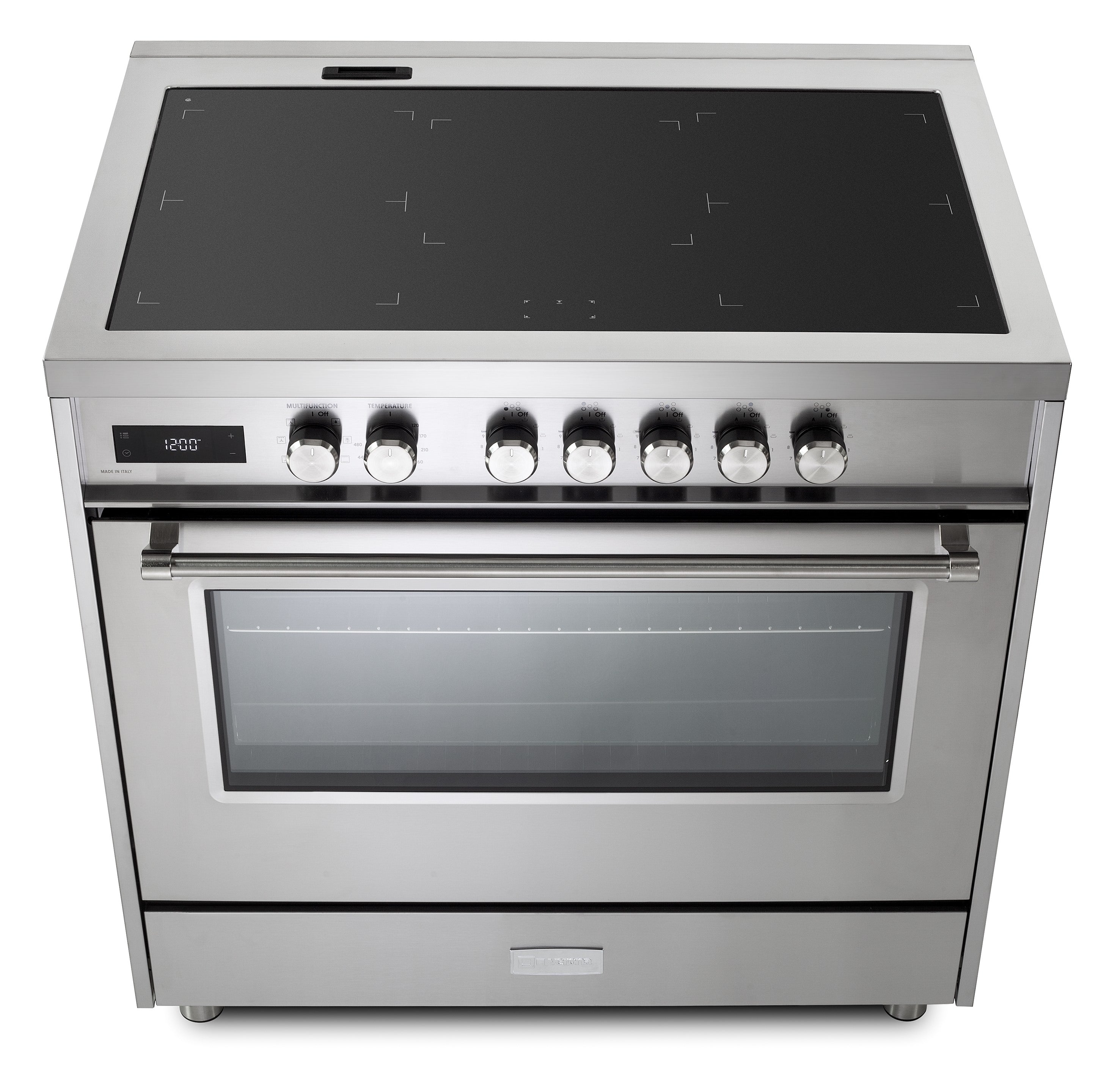Verona - 36" Ultima Freestanding Induction Range with Convection Oven and Storage Drawer Verona - 36" Ultima Freestanding Induction Range with Convection Oven and Storage Drawer