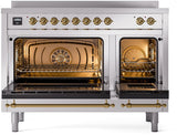 ILVE - 48" Nostalgie II Series Freestanding Electric Induction Range - Double Oven ILVE - 48" Nostalgie II Series Freestanding Electric Induction Range - Double Oven