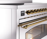 ILVE - 48" Nostalgie II Series Freestanding Electric Induction Range - Double Oven ILVE - 48" Nostalgie II Series Freestanding Electric Induction Range - Double Oven