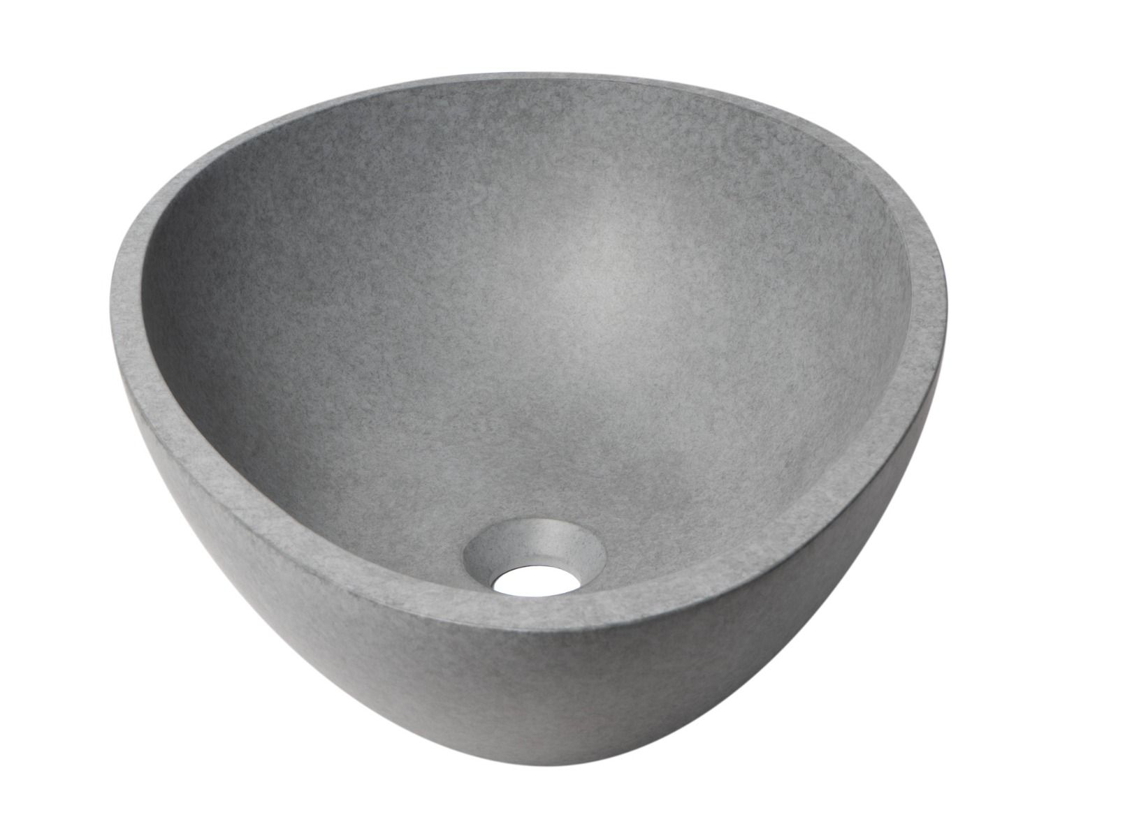 ALFI brand - 21" Solid Concrete Tear Drop Above Mount Vessel Sink - ABCO21O ALFI brand - 21" Solid Concrete Tear Drop Above Mount Vessel Sink - ABCO21O