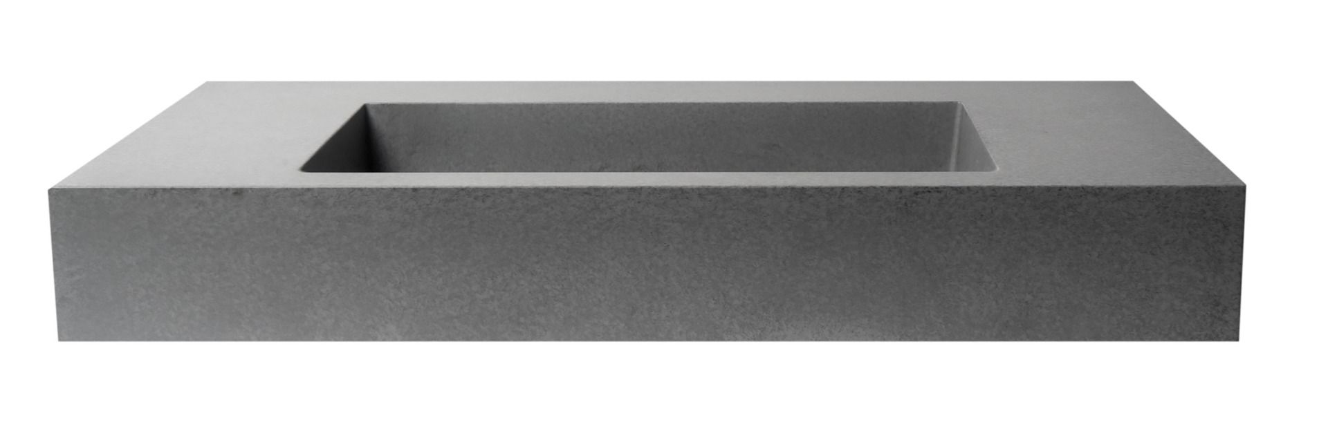ALFI brand - 40" Solid Concrete Rectangular Countertop Sink - ABCO40R ALFI brand - 40" Solid Concrete Rectangular Countertop Sink - ABCO40R