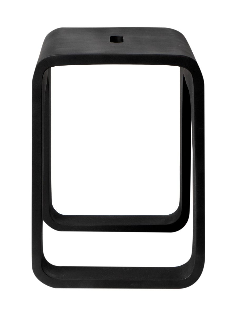 ALFI brand - Black Matte Solid Surface Resin Bathroom / Shower Stool - ABST99BM ALFI brand - Black Matte Solid Surface Resin Bathroom / Shower Stool - ABST99BM