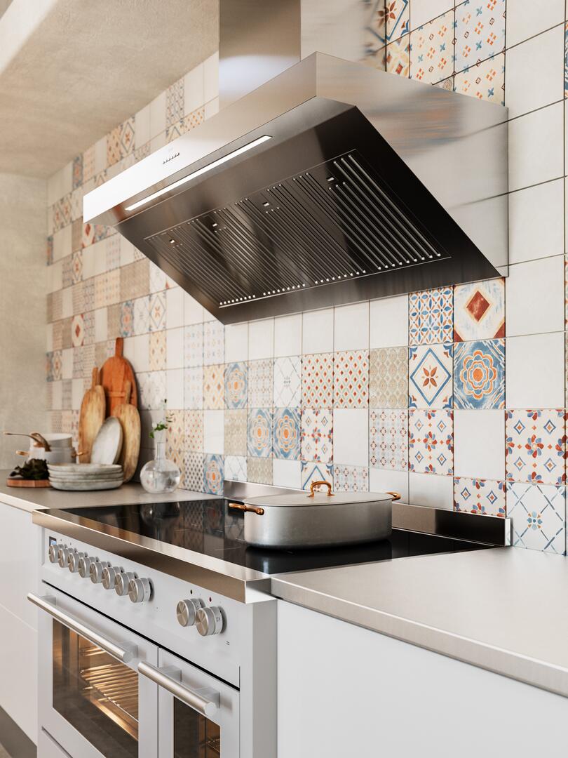 ILVE - Professional Plus 48" Stainless Steel Wall Mount Convertible Range Hood ILVE - Professional Plus 48" Stainless Steel Wall Mount Convertible Range Hood