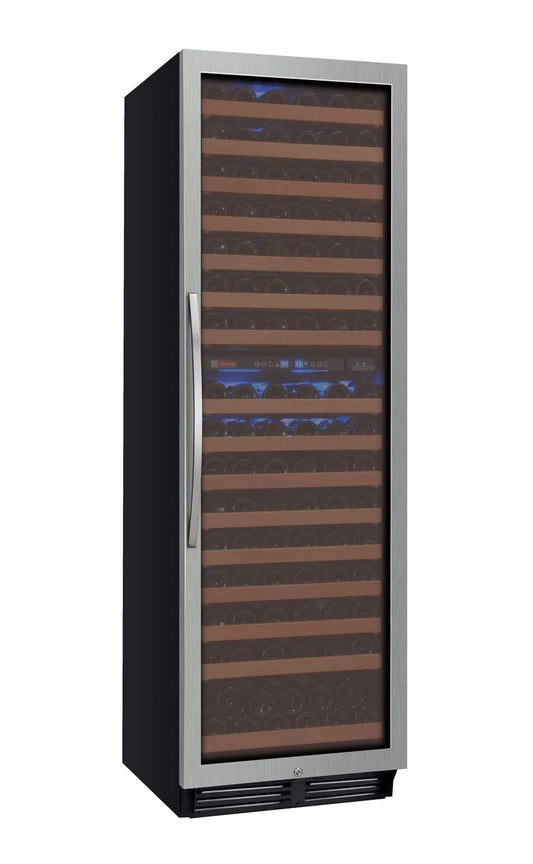 Allavino Wine & Beverage Centers FlexCount Classic Series 172 Bottle Dual Zone Wine Refrigerator - Stainless Steel - YHWR99-2SR20