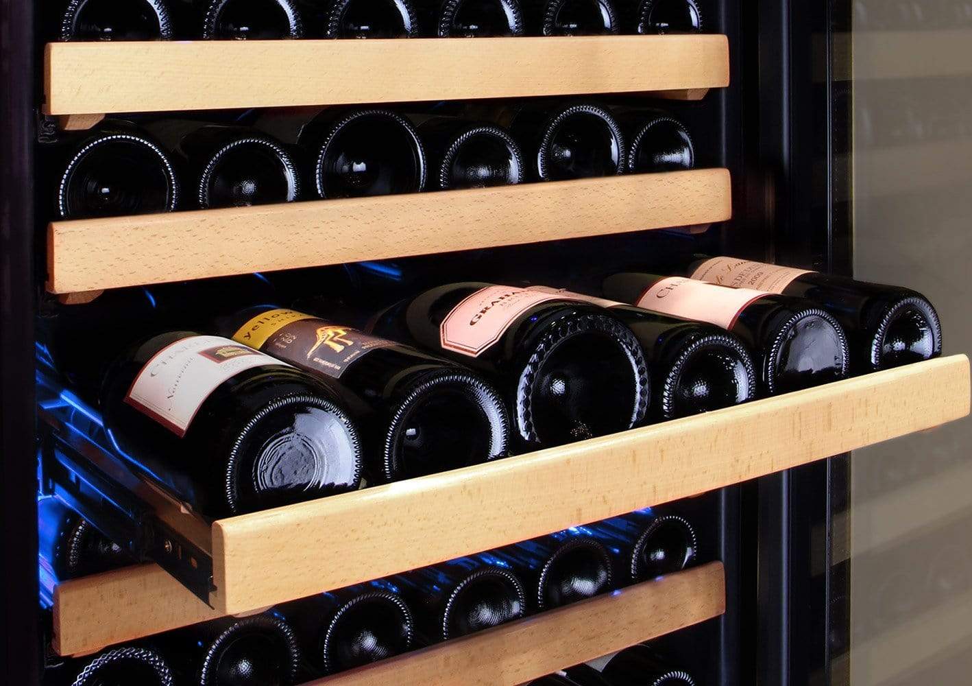 Allavino Wine & Beverage Centers FlexCount Classic Series 172 Bottle Dual Zone Wine Refrigerator - Stainless Steel - YHWR99-2SR20 Allavino Wine & Beverage Centers FlexCount Classic Series 172 Bottle Dual Zone Wine Refrigerator - Stainless Steel - YHWR99-2SR20