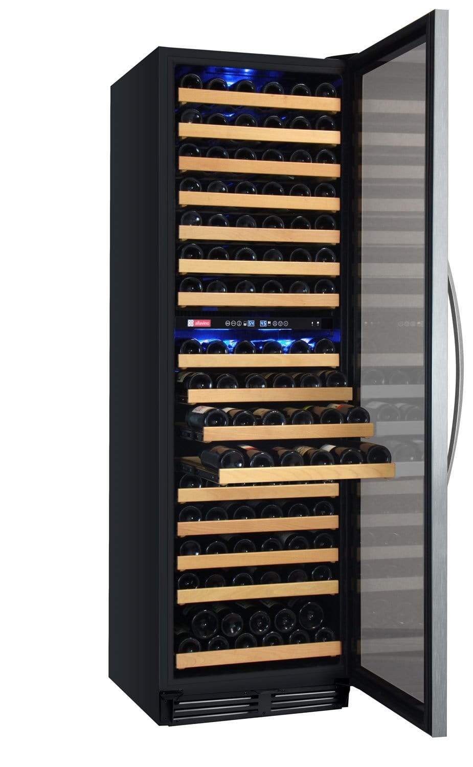 Allavino Wine & Beverage Centers FlexCount Classic Series 172 Bottle Dual Zone Wine Refrigerator - Stainless Steel - YHWR99-2SR20 Allavino Wine & Beverage Centers FlexCount Classic Series 172 Bottle Dual Zone Wine Refrigerator - Stainless Steel - YHWR99-2SR20
