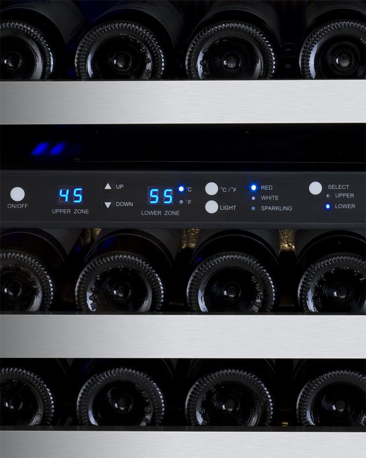 Allavino Wine & Beverage Centers FlexCount Series 121 Bottle Dual Zone Wine Refrigerator VSWR121-2SL20 Allavino Wine & Beverage Centers FlexCount Series 121 Bottle Dual Zone Wine Refrigerator VSWR121-2SL20