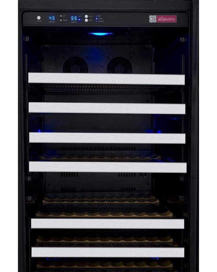 Allavino Wine & Beverage Centers FlexCount Series 128 Bottle Single Zone Wine Refrigerator - VSWR128-1SL20 Allavino Wine & Beverage Centers FlexCount Series 128 Bottle Single Zone Wine Refrigerator - VSWR128-1SL20